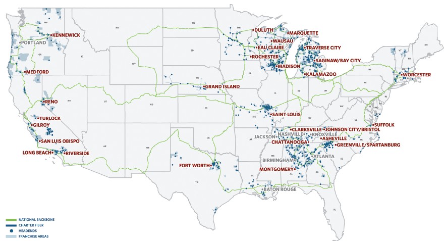 A Few Maps From Charter Business 